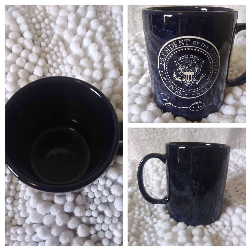 SOLD!! Seal of the President of the United States Barack Obama Signed 8oz Mug - Picture 6 of 7